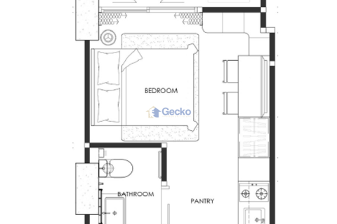 Estudio en el condominio en Pattaya, Tailandia № 209318 - foto 4