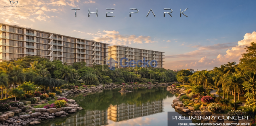 Estudio en el condominio en Pattaya, Tailandia № 209318