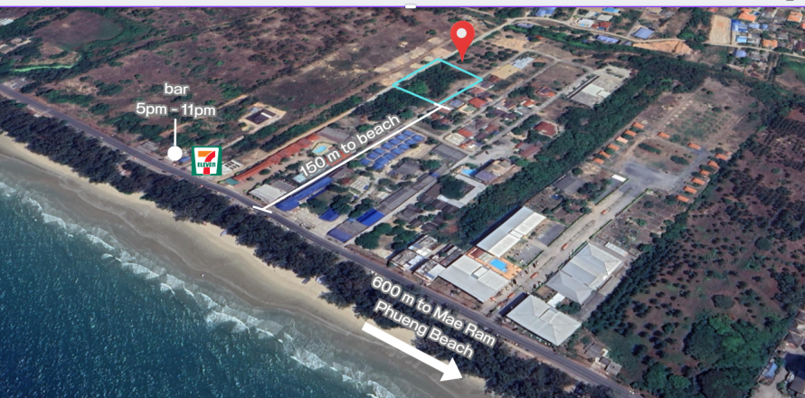 Land in Rayong, Thailand 2400 sq.m. № 158146