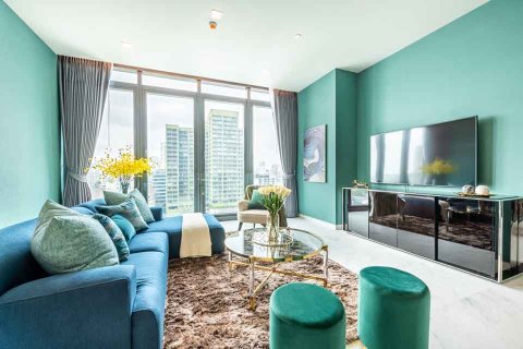 Condo à Bangkok, Thaïlande, 2 chambres  № 214253