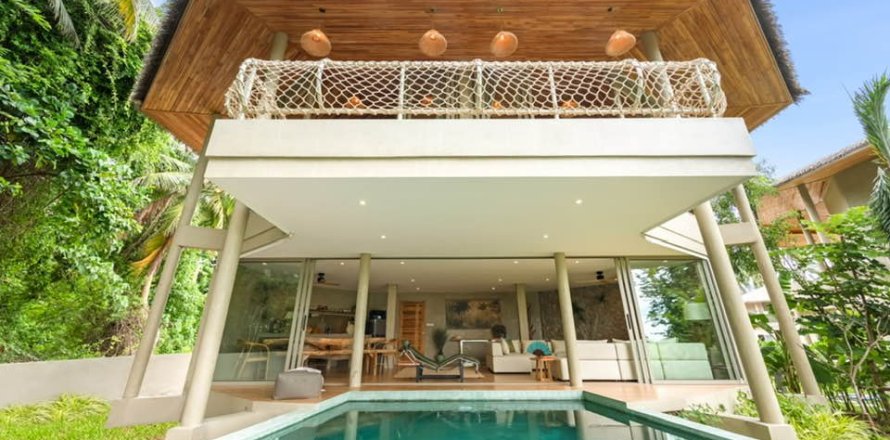 Пентхаус в Самуи, Таиланд с 3 комнатами  № 172418