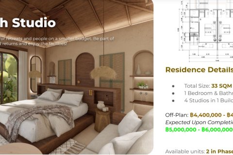 Studio à Koh Pha Ngan, Thaïlande № 169843 - photo 2