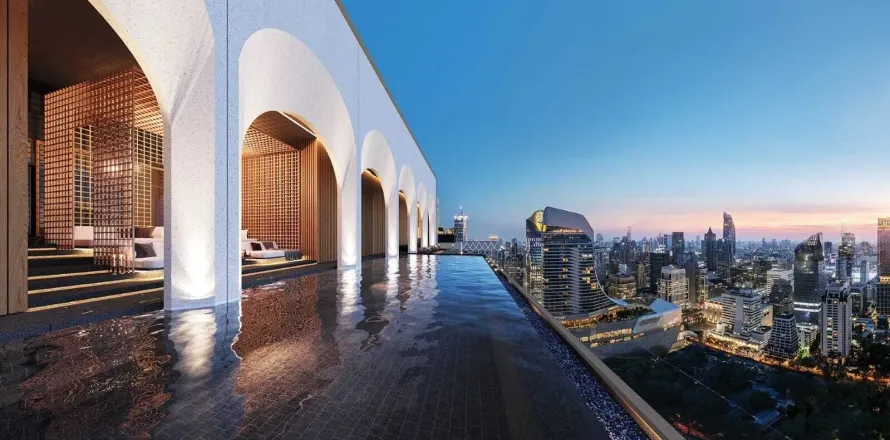 Studio in the Condo in Pathum Wan, Bangkok, Thailand № 163377