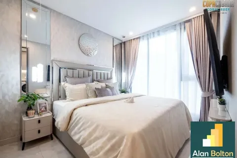 Condominio de 1 dormitorio en Jomtien Beach, Pattaya, Tailandia № 211309 - foto 9