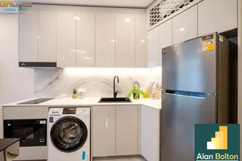 Condominio de 1 dormitorio en Jomtien Beach, Pattaya, Tailandia № 211309 - foto 8