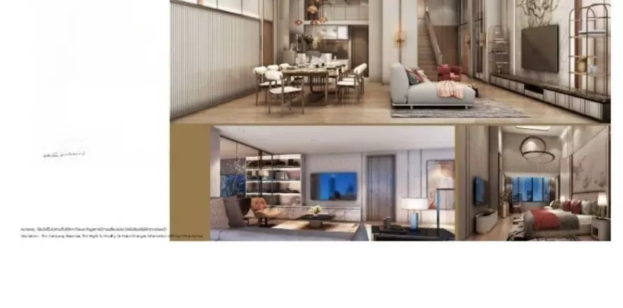 Penthouse à Huai Khwang, Bangkok, Thaïlande 3 chambres № 138883