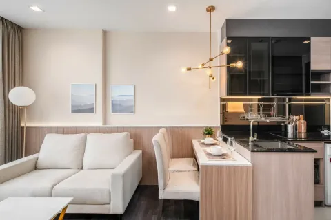 Студия в кондо в Дин Даенге, Бангкок, Таиланд № 154400 - фото 1