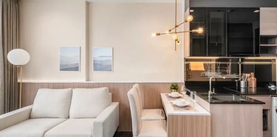 Студия в кондо в Дин Даенге, Бангкок, Таиланд № 154400