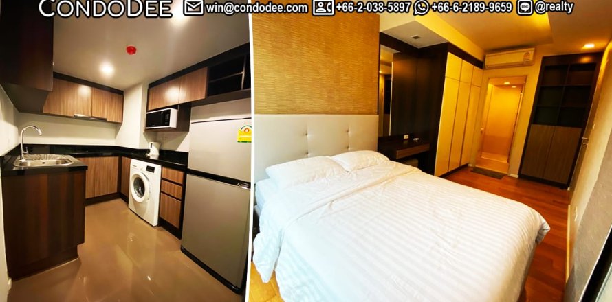 Condo à Khlong Toei, Bangkok, Thaïlande, 1 chambre № 200956