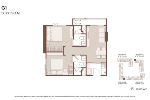 Condo in Bangkok, Thailand, 2 bedrooms № 169777 - photo 11