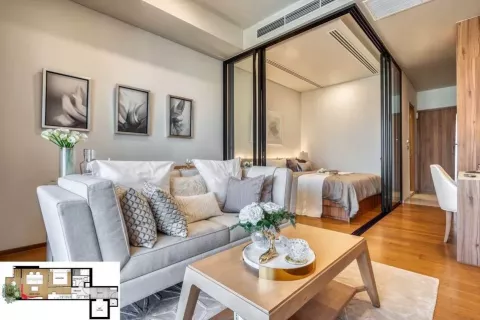 Studio dans le Condo à Watthana, Bangkok, Thaïlande  № 142106 - photo 2