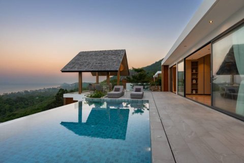 Вилла в Самуи, Таиланд с 3 спальнями  № 150454 - фото 4