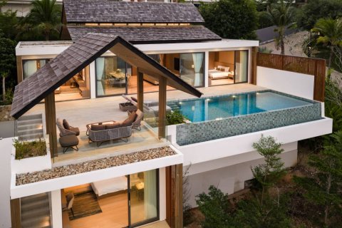 Вилла в Самуи, Таиланд с 3 спальнями  № 150454 - фото 1