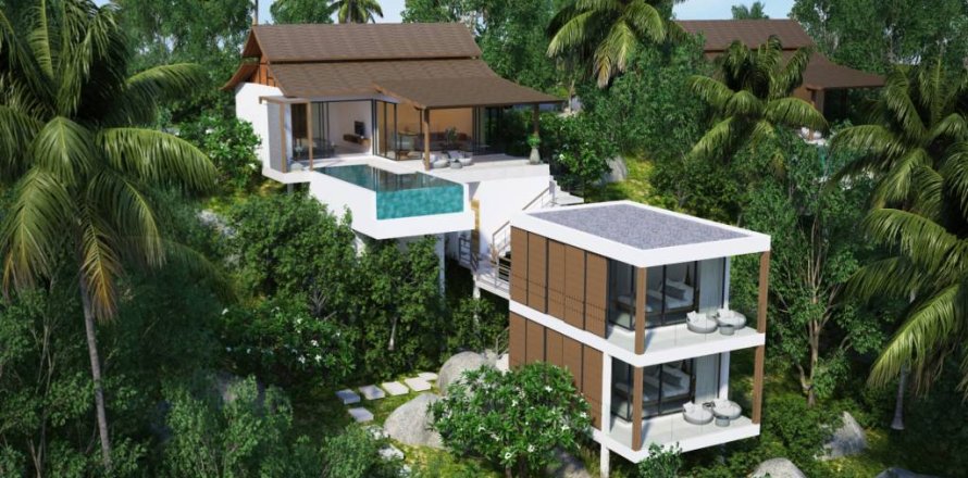 Вилла в Самуи, Таиланд с 3 спальнями  № 150453