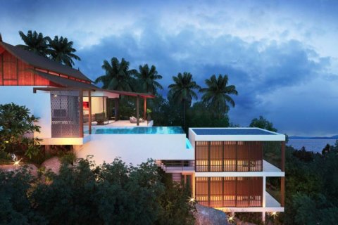 Вилла в Самуи, Таиланд с 3 спальнями  № 150453 - фото 2