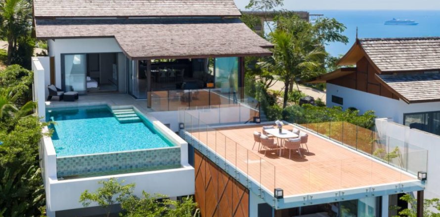 Villa à Ko Samui, Thaïlande 3 chambres № 150453