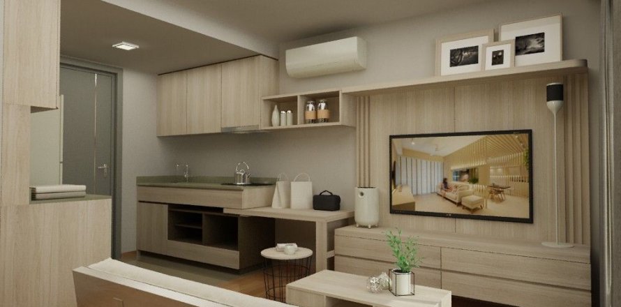 Studio in the Condo in Watthana, Bangkok, Thailand  № 138184