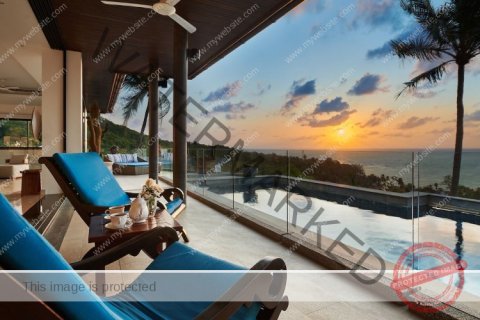 Villa à Ko Samui, Thaïlande 4 chambres № 222199