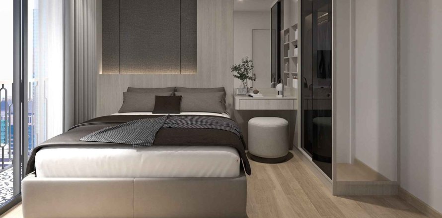 Квартира в The Indeed Condo Pattaya, Паттайя, Таиланд с 2 комнатами  № 194747