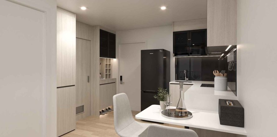 Квартира в The Indeed Condo Pattaya, Паттайя, Таиланд с 2 комнатами  № 194746