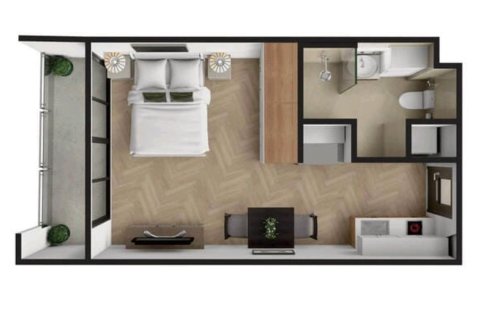 Studio à Phuket, Thaïlande № 155826 - photo 1