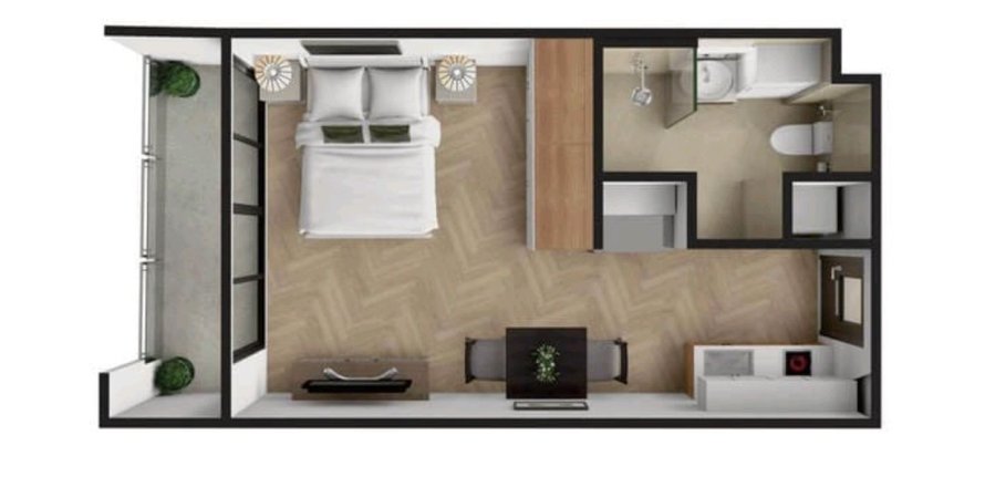 Studio à Phuket, Thaïlande № 155826