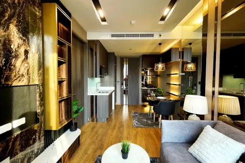 Studio in the Condo in Watthana, Bangkok, Thailand  № 158313 - photo 5