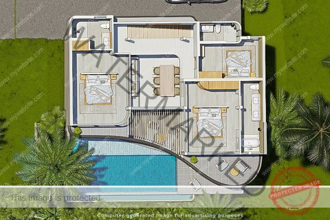 Villa in Ko Samui, Thailand 3 Schlafzimmer № 222332 - Foto 4