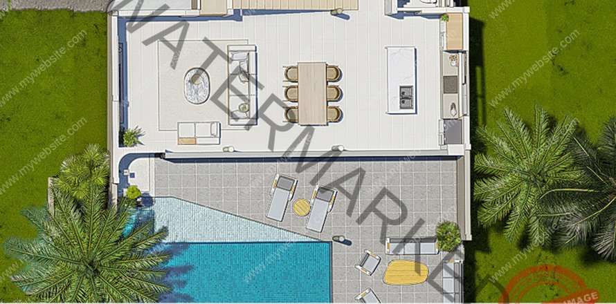 Villa in Ko Samui, Thailand 3 Schlafzimmer № 222332
