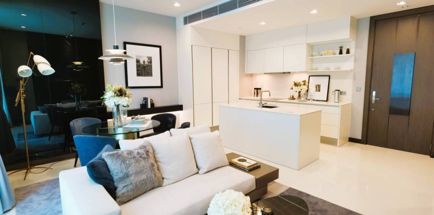 Condo à Bangkok, Thaïlande, 2 chambres № 180871