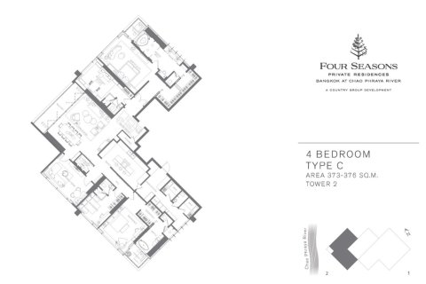 Penthouse à Bangkok, Thaïlande 4 chambres № 180876 - photo 28