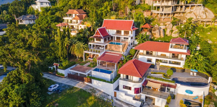 Villa à Ko Samui, Thaïlande 9 chambres № 140253