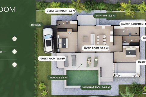 Villa à Koh Pha Ngan, Thaïlande 2 chambres № 165046 - photo 20