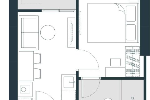 Condo à Bangkok, Thaïlande, 1 chambre № 166611 - photo 20