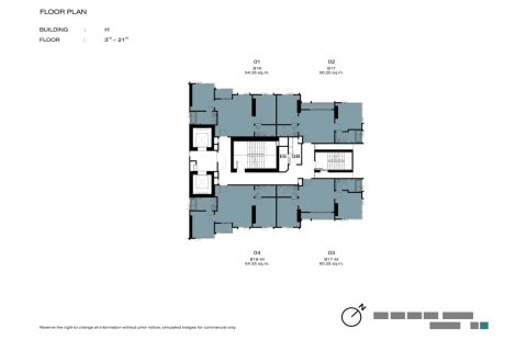 Condo in Bangkok, Thailand, 2 bedrooms  № 166609 - photo 24