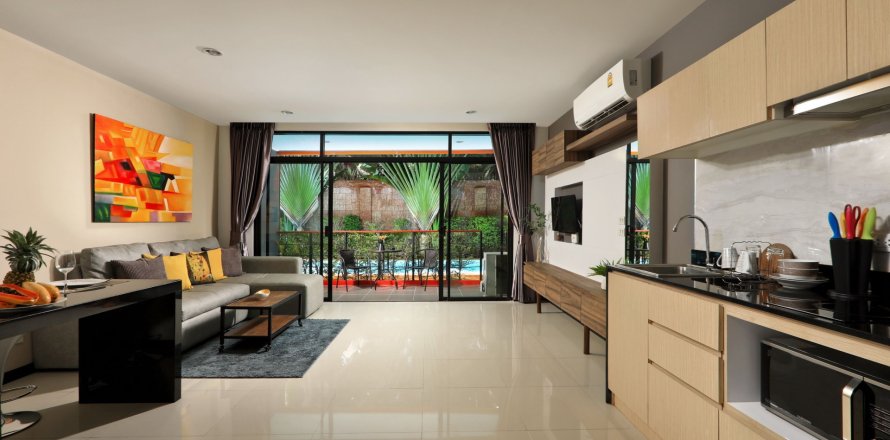 Studio dans le Condo à Phuket, Thaïlande  № 153986