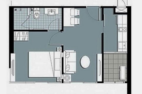 Студия в кондо в Бангне, Бангкок, Таиланд № 148724 - фото 16