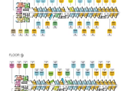 Condo à Pattaya, Thaïlande, 2 chambres № 166844 - photo 18