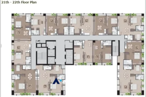 Eigentumswohnung in Watthana, Bangkok, Thailand, 1 Schlafzimmer № 217339 - Foto 20