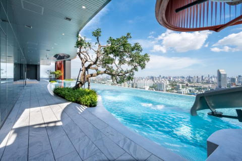 Studio dans le Condo à Din Daeng, Bangkok, Thaïlande  № 149786 - photo 8