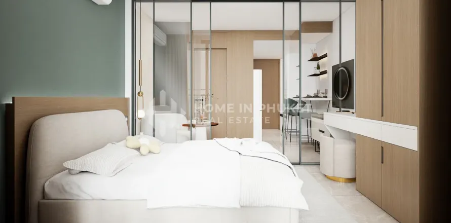 Condo à Chalong, Thaïlande, 1 chambre № 205920