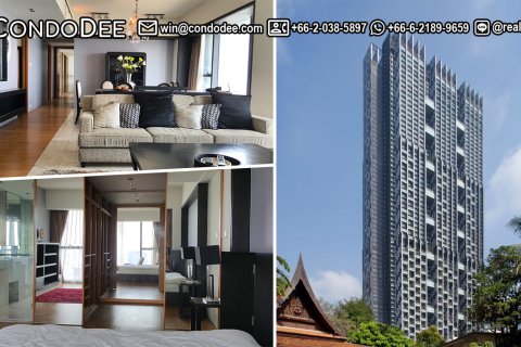คอนโดมิเนียมในสาทร, กรุงเทพฯ, ประเทศไทย, 3 ห้องนอน № 200826 - รูปถ่าย 1