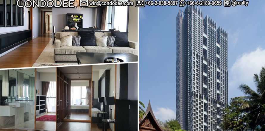 คอนโดมิเนียมในสาทร, กรุงเทพฯ, ประเทศไทย, 3 ห้องนอน № 200826