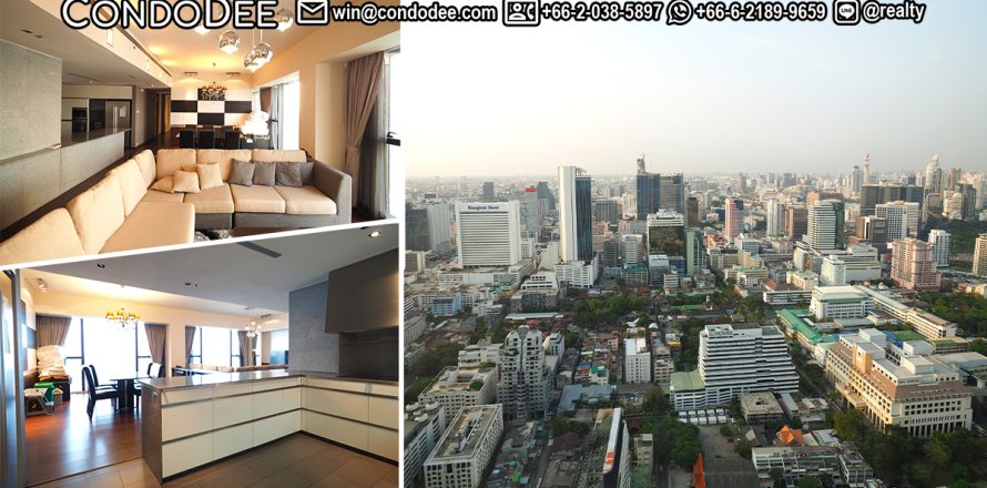 คอนโดมิเนียมในสาทร, กรุงเทพฯ, ประเทศไทย, 3 ห้องนอน № 200825