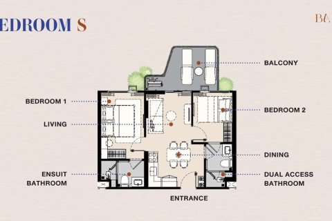 Condo in Phuket, Thailand, 2 bedrooms  № 169607 - photo 6