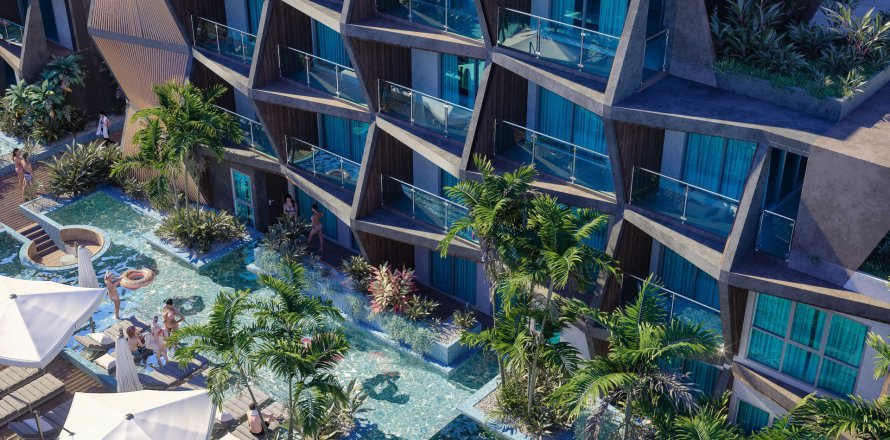 Condo in Phuket, Thailand, 2 bedrooms  № 145600