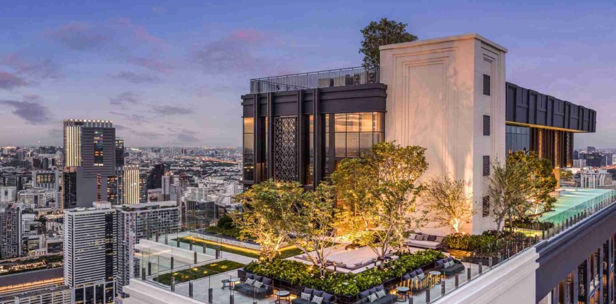 Condo à Bangkok, Thaïlande, 1 chambre № 183810