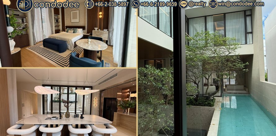 บ้านในจตุจักร, กรุงเทพฯ, ประเทศไทย 4 ห้องนอน № 201291