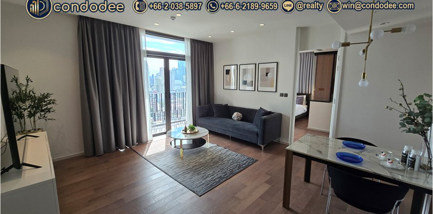 Condominio de 2 dormitorios en Watthana, Bangkok, Tailandia № 201290