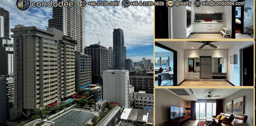 คอนโดมิเนียมในคลองเตย, กรุงเทพฯ, ประเทศไทย, 1 ห้องนอน № 201289